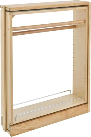 Rev-A-Shelf 6 in Towel Bar Base Filler Pullout Soft-Close, Standard