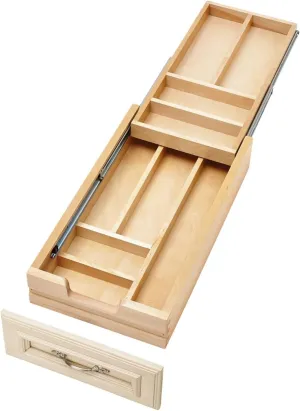 Rev-A-Shelf CUTLERY DRAWE R, DBL TIERED, 15" S/C