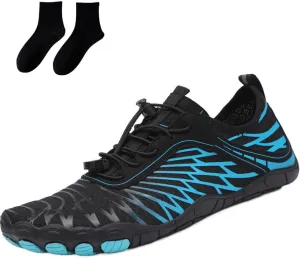 Rival Footwear Barefoot Shoes for Women & Men, Breathable Non-Slip Athletic Footwear Wide Toe Water Shoes, Wide Toe Box Non-Slip Breathable Beach Pool Hiking Shoes