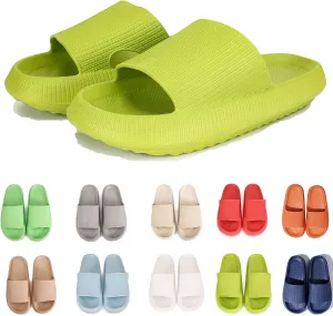 rosyclo Cloud Slippers for Women and Men Massage Thick Sole Non-Slip Shower Slippers Bathroom Super Soft Comfy House Cloud Slide Slippers for Indoor and Outdoor