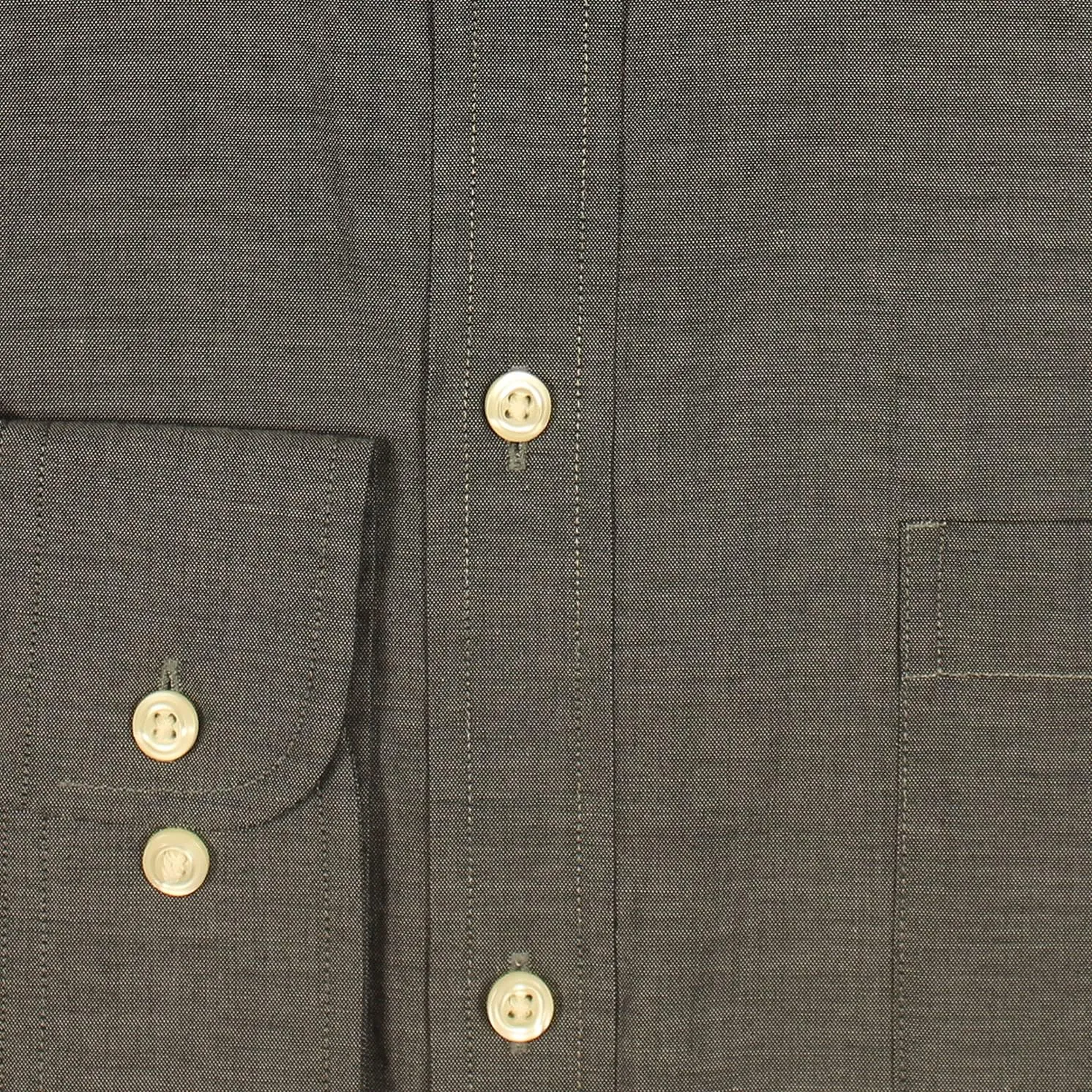 Roundtree & Yorke Lightweight Pinpoint Oxford Men's Long Sleeve Dress Shirt - Regular Sizes