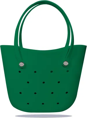Rubber Beach Bag Large Waterproof Lightweight Washable Durable Bogo Bag Women Rubber Tote Bag for Beach, Pool, Gym