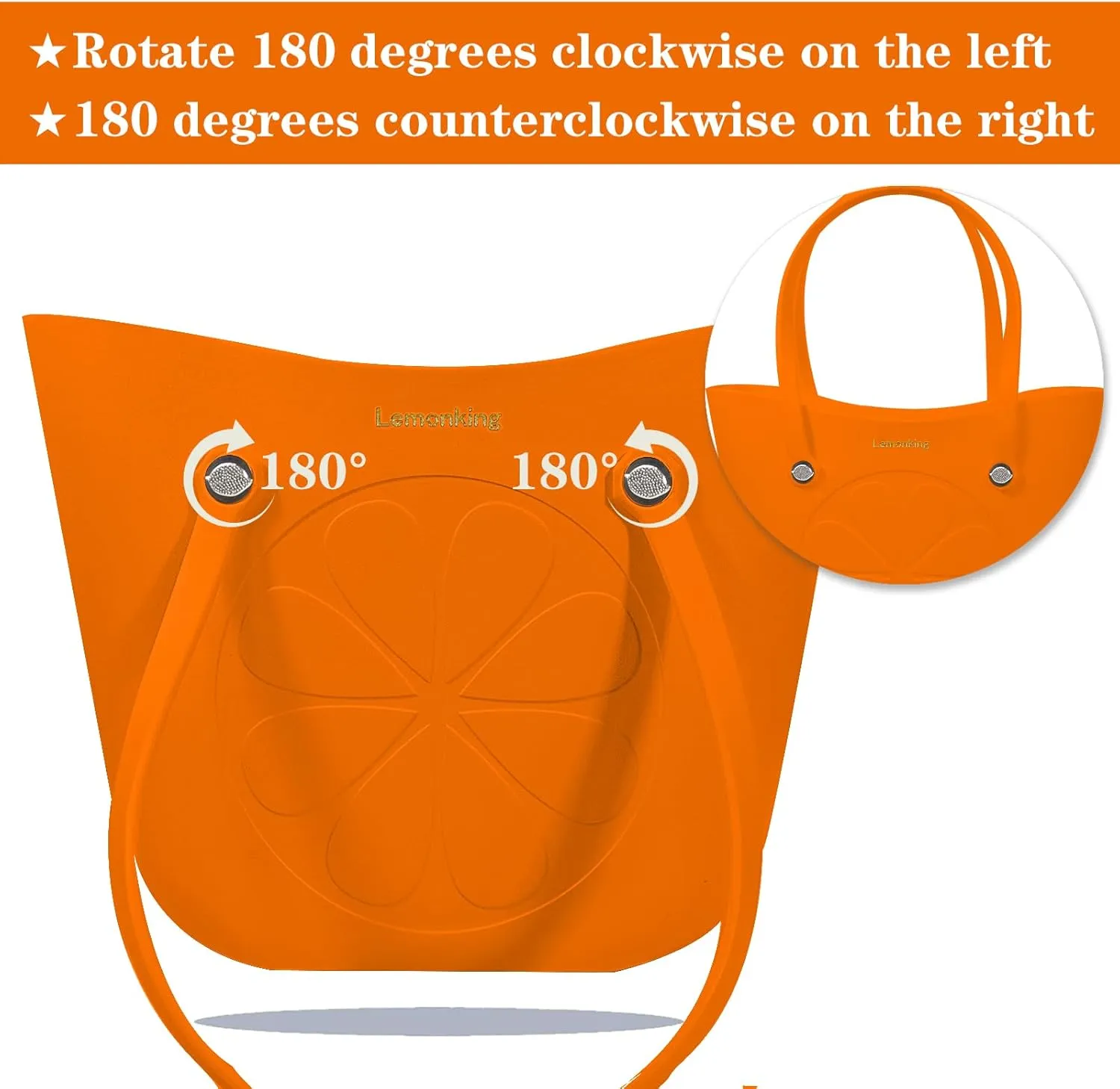 Rubber Beach Bag Large Waterproof Lightweight Washable Durable Bogo Bag Women Rubber Tote Bag for Beach, Pool, Gym
