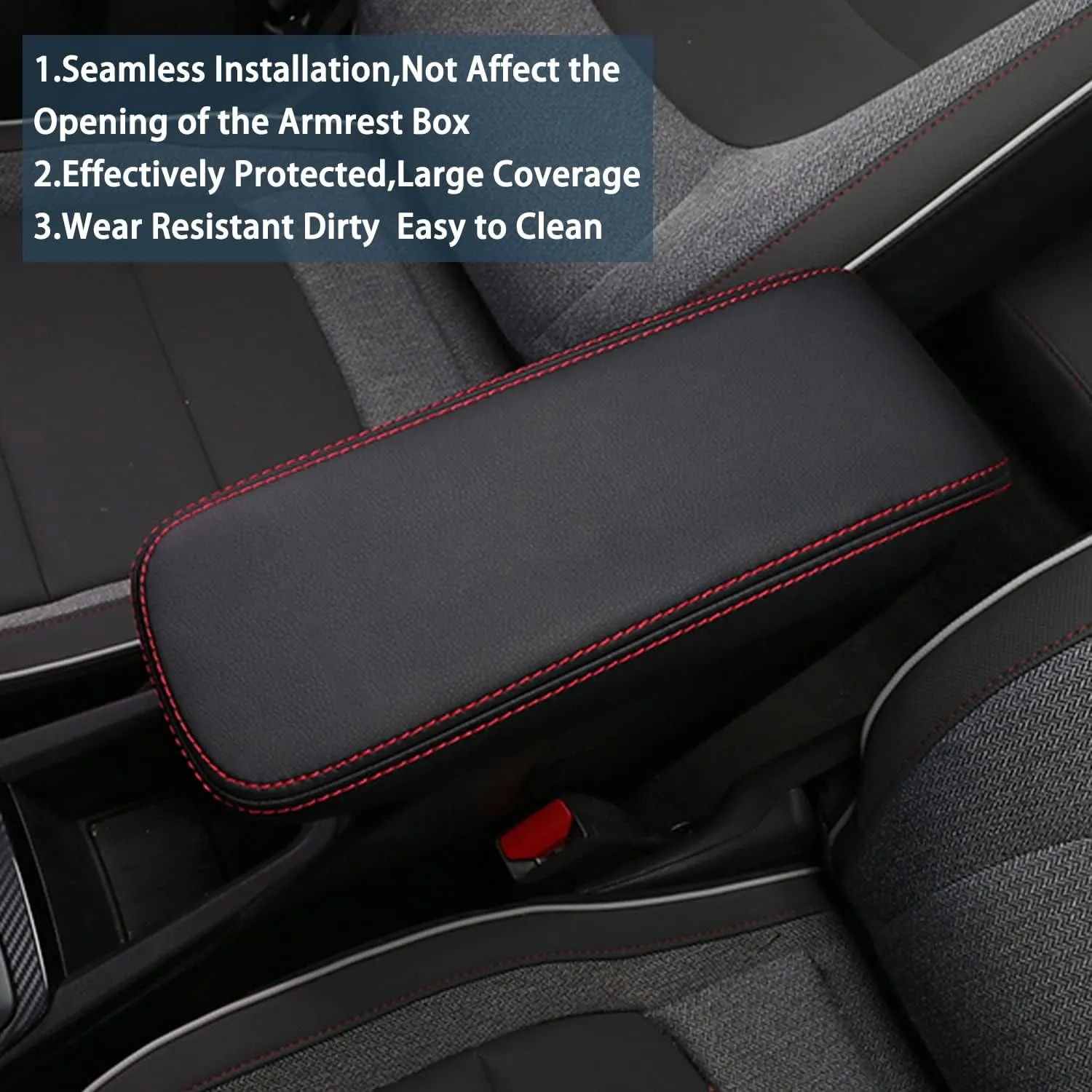 Ruiya 2025 Trailblazer Center Console Cover for Chevy Trailblazer 2025 Accessories Armrest Lid Cover Cushion Compatible with 2021 2022 2023 2024 2025 Chevy Trailblazer RS/LS/LT/Activ