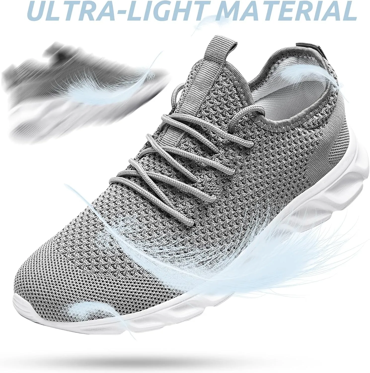 Running Womens Shoes Fashion Walking Sports Gym Tennis Breathable Slip on Ladies Non Slip Lightweight Jogging Sneakers
