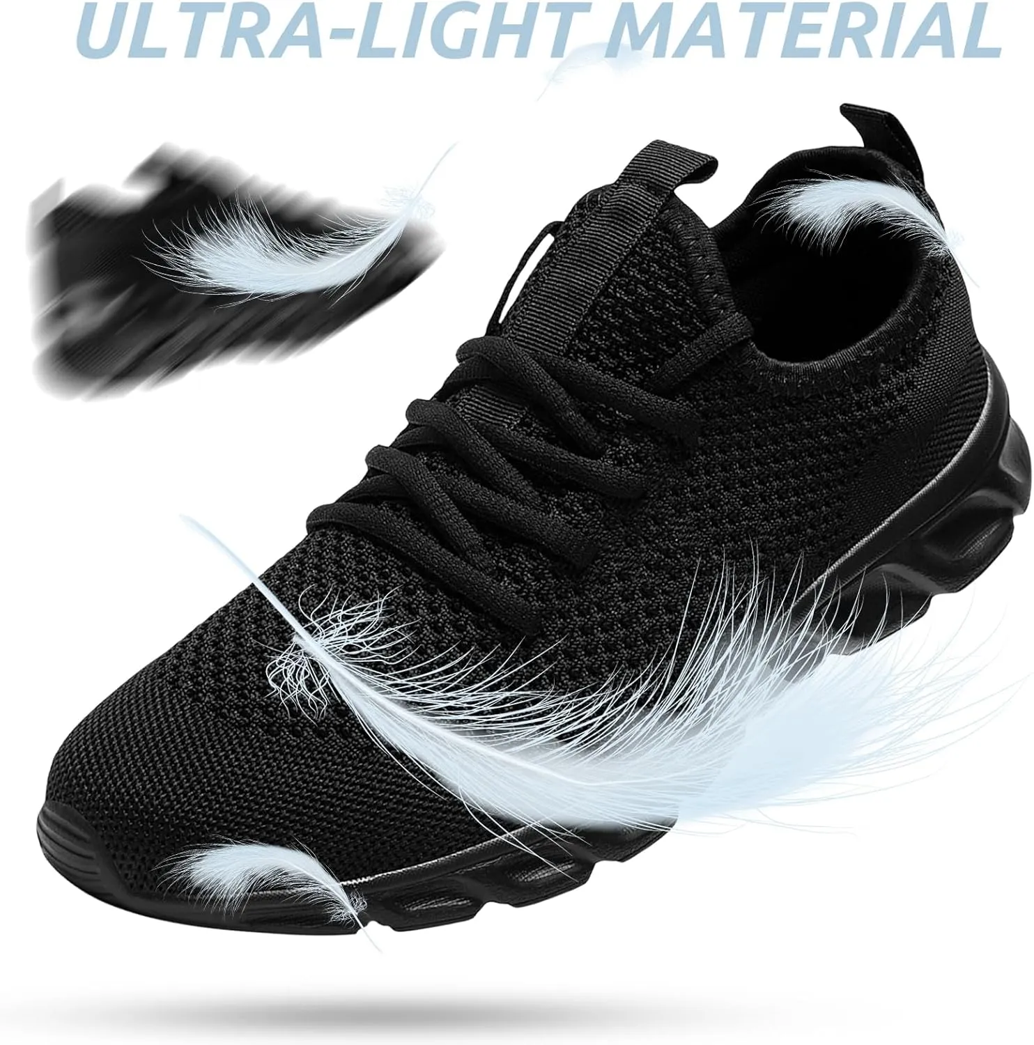 Running Womens Shoes Fashion Walking Sports Gym Tennis Breathable Slip on Ladies Non Slip Lightweight Jogging Sneakers