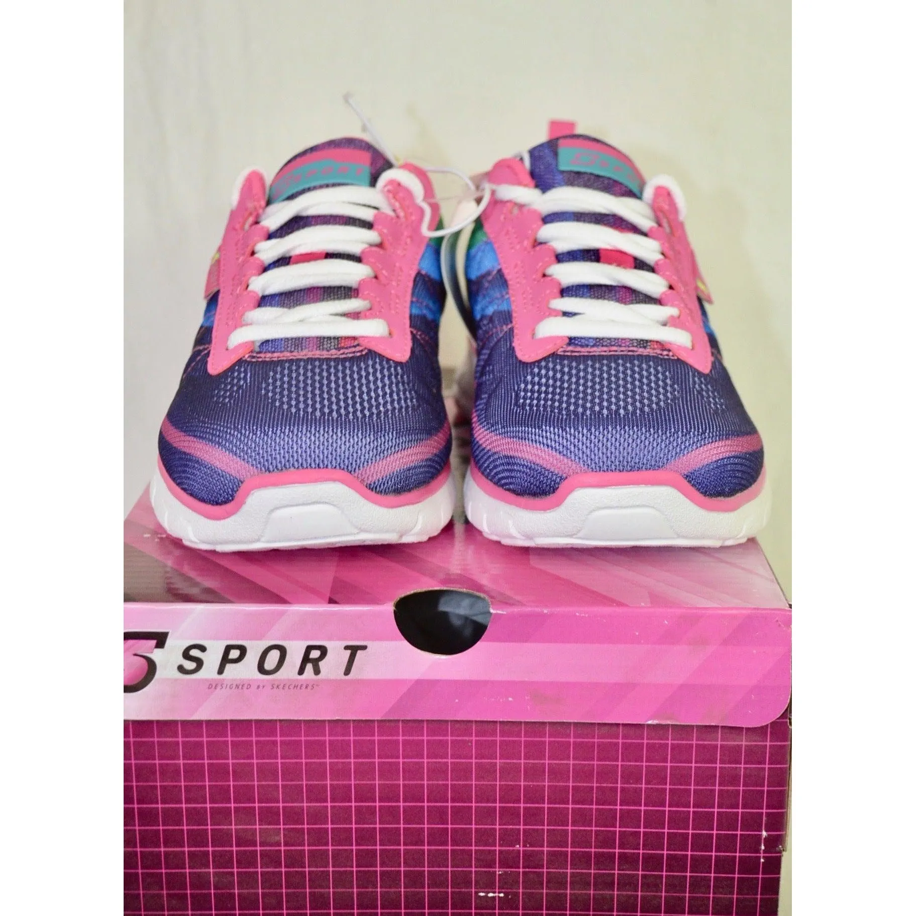 S Sport Designed By Skechers Unbroken Performance Athletic Shoes Rainbow 2