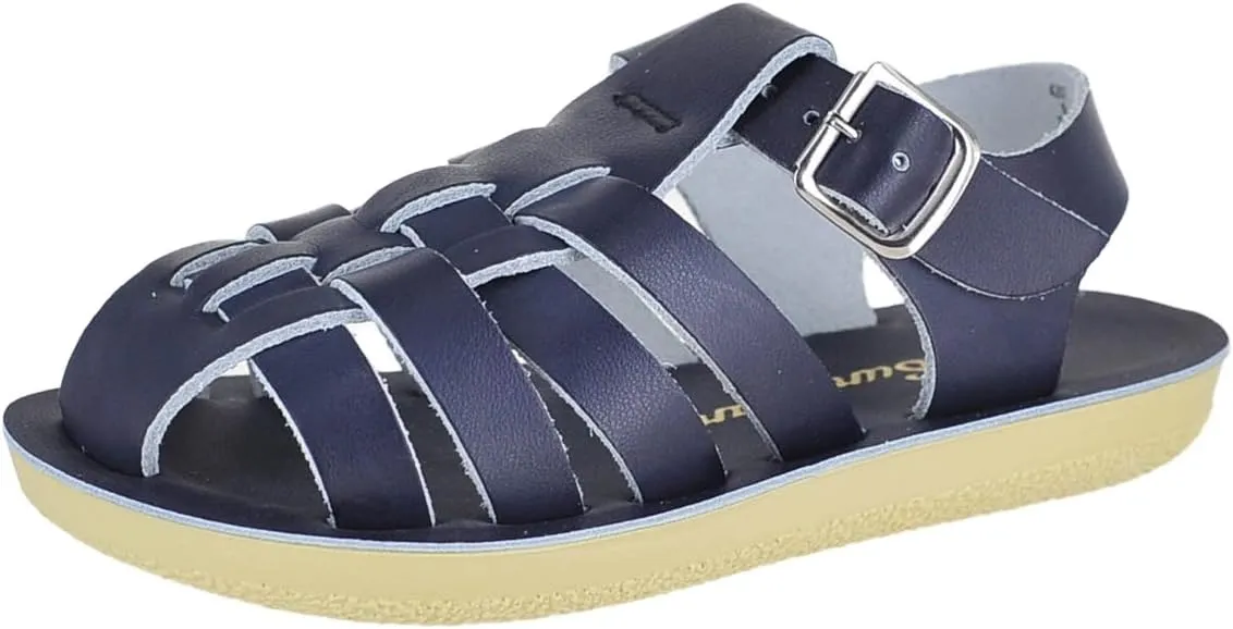 Salt Water Sandals Unisex-Child Sun-san Sailor Flat Sandal