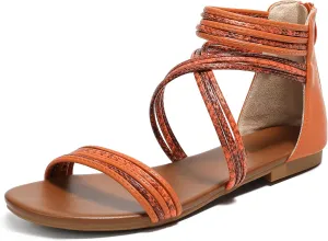 Sandals Women Dressy Summer Flat Strappy Cute Casual Beach shoes