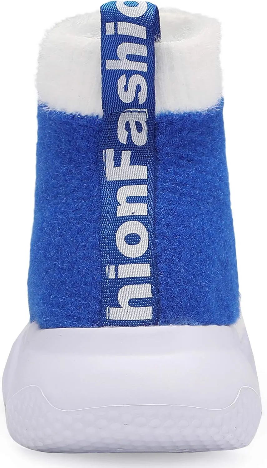 Santiro Boys Girls Sock Shoes High Tops Breathable Knit Slip On Shoes