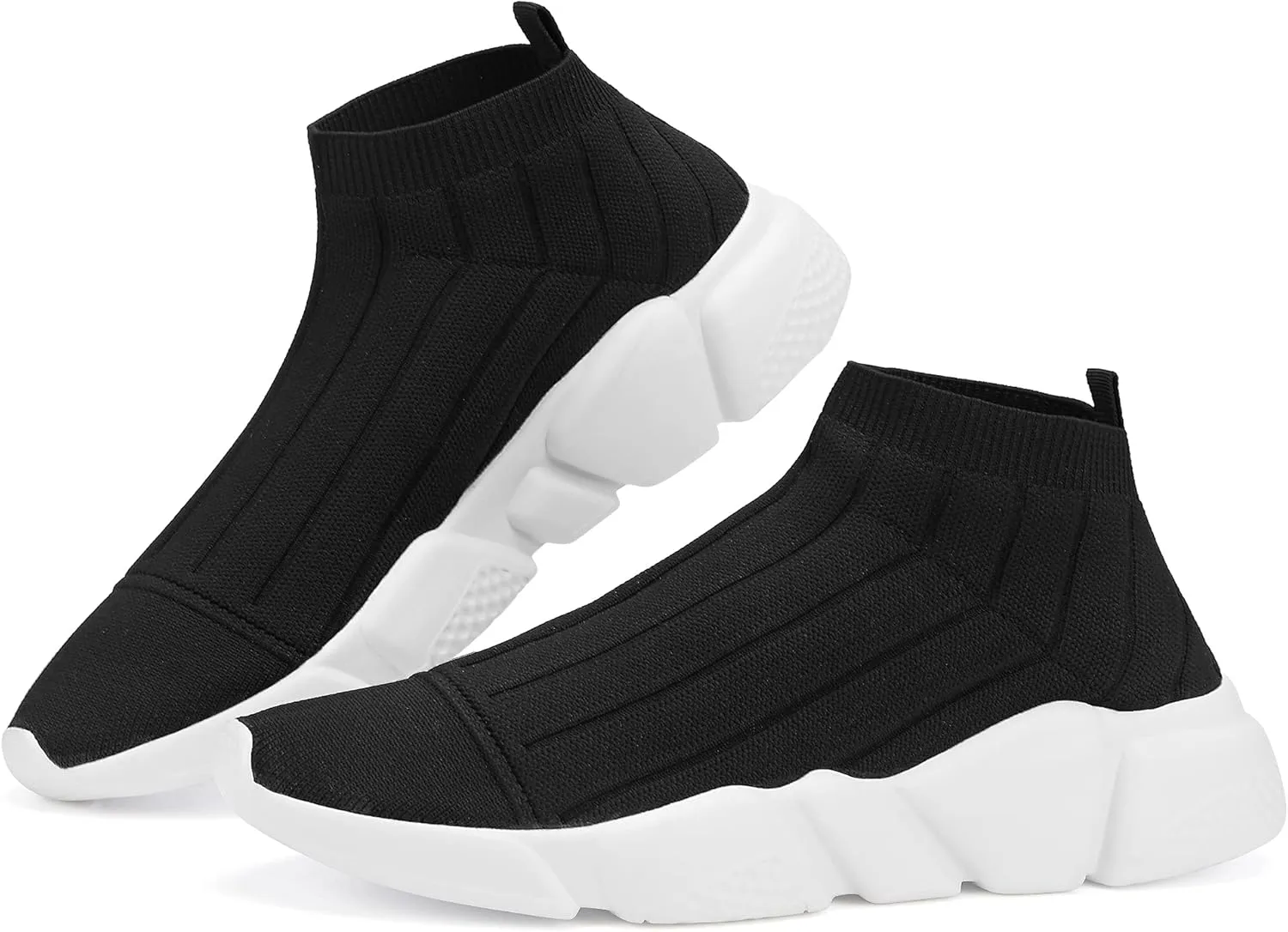 Santiro Mens Sneakers Gym Breathable Tennis Running Walking Slip On Shoes
