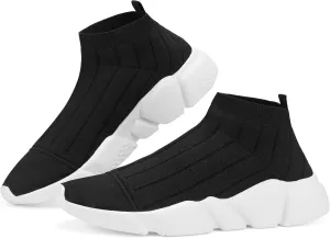 Santiro Mens Sneakers Gym Breathable Tennis Running Walking Slip On Shoes