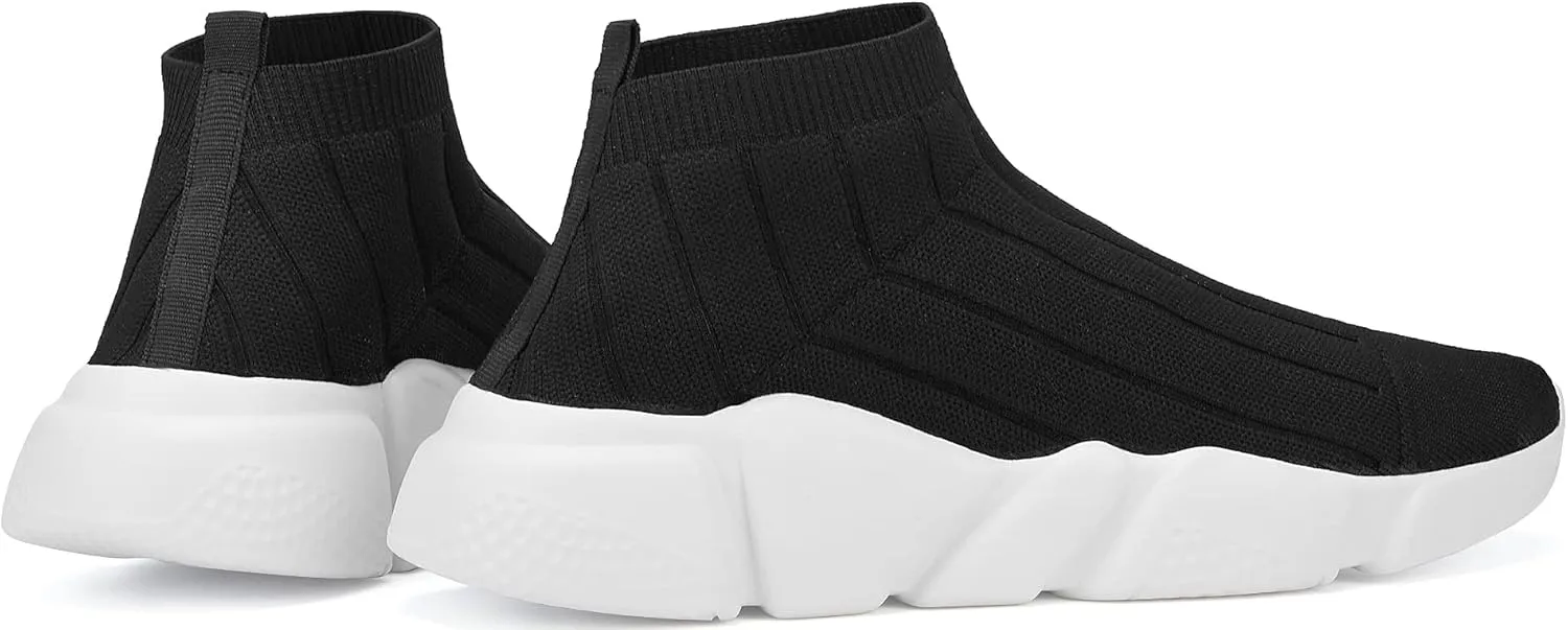 Santiro Mens Sneakers Gym Breathable Tennis Running Walking Slip On Shoes