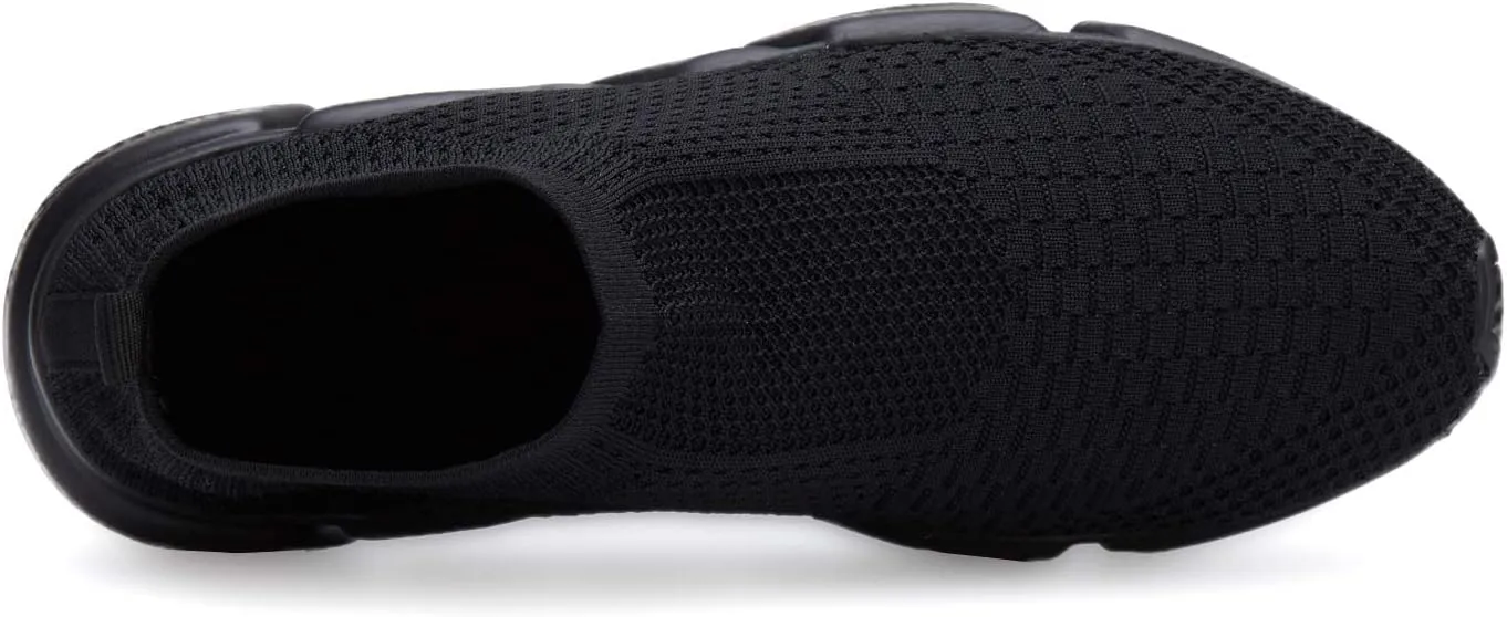 Santiro Women Slip on Sneakers Lightweight Knit Walking Casual Running Athletic Shoes