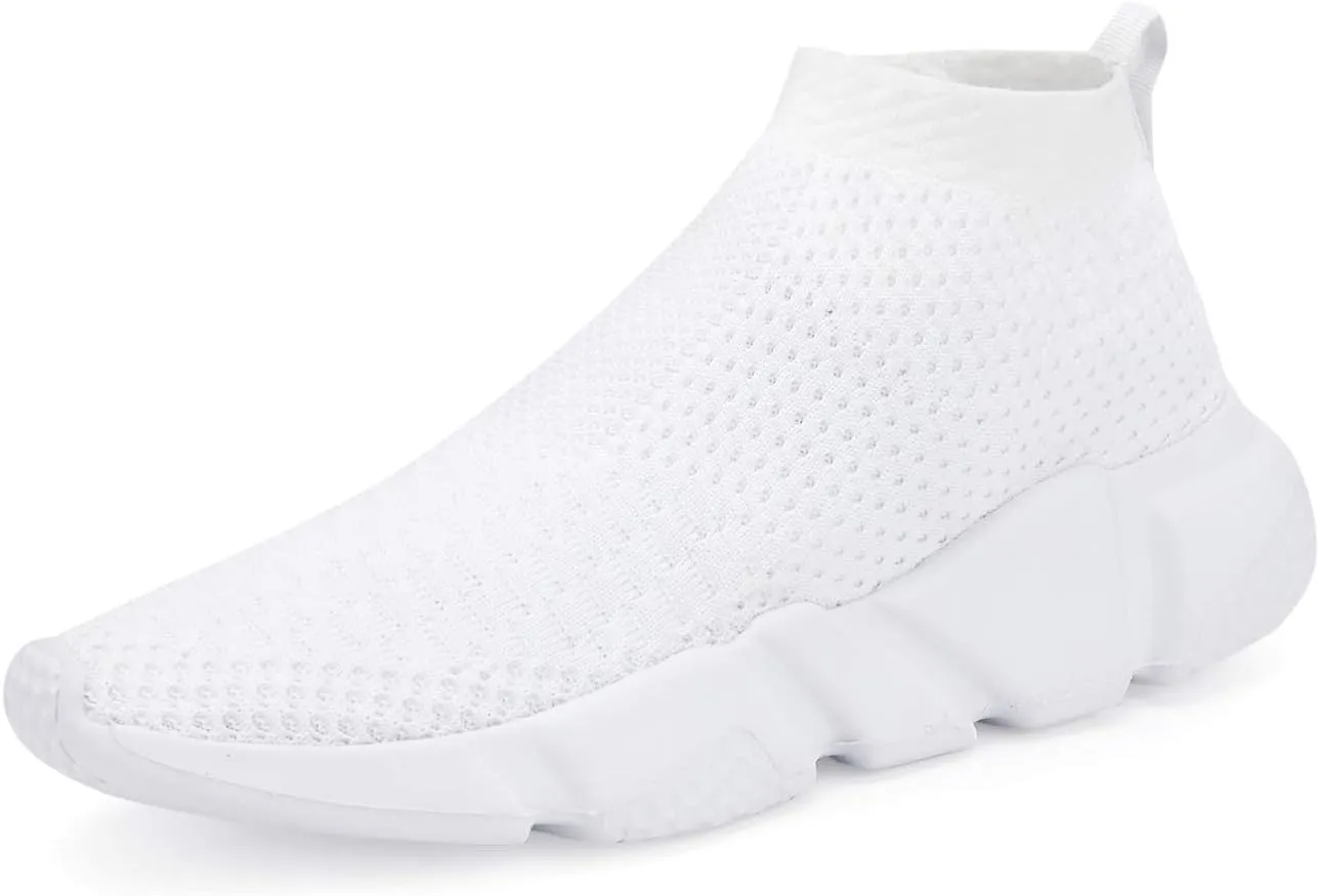 Santiro Women Slip on Sneakers Lightweight Knit Walking Casual Running Athletic Shoes