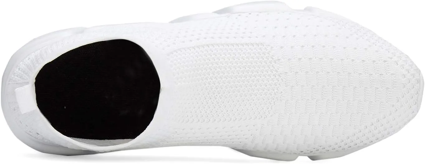 Santiro Women Slip on Sneakers Lightweight Knit Walking Casual Running Athletic Shoes