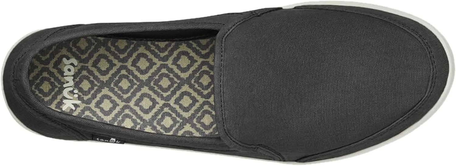 Sanuk Womens Pair O Dice Loafers | Womens Shoes | Slip On Shoes for Women | Women's Slip-on Loafers | Comfort Footbed