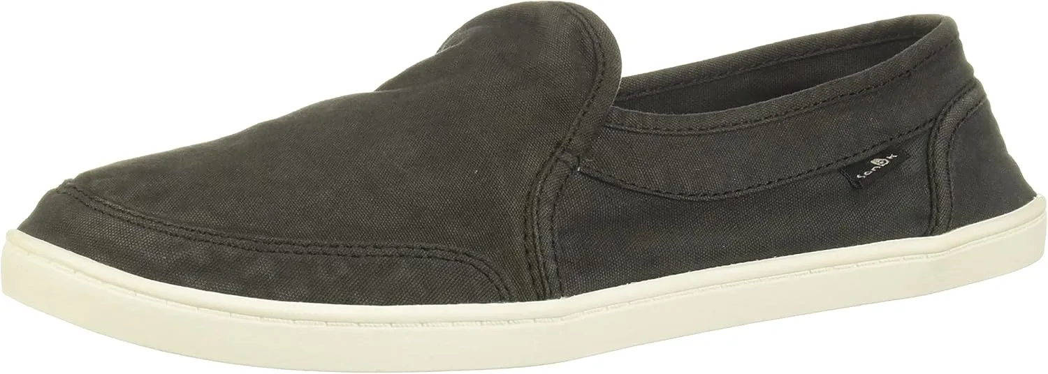 Sanuk Womens Pair O Dice Loafers | Womens Shoes | Slip On Shoes for Women | Women's Slip-on Loafers | Comfort Footbed
