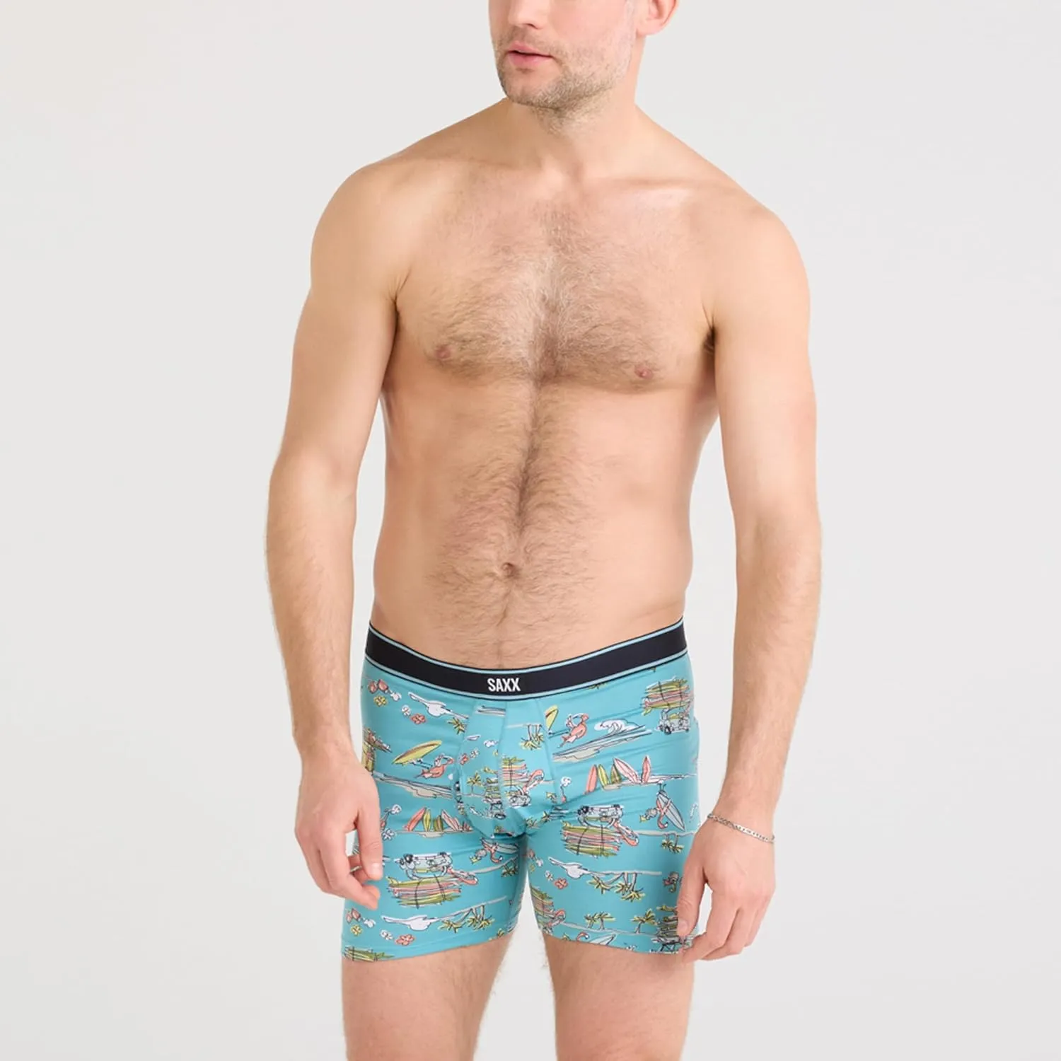 SAXX Underwear Co. Men's Underwear with Pouch Daytripper Boxer Brief Fly