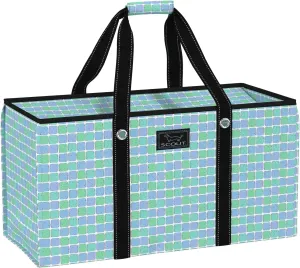 SCOUT Errand Boy - Extra Large Lightweight Utility Tote with Breakaway Zipper - Collapsible Grocery and Market or Beach Tote