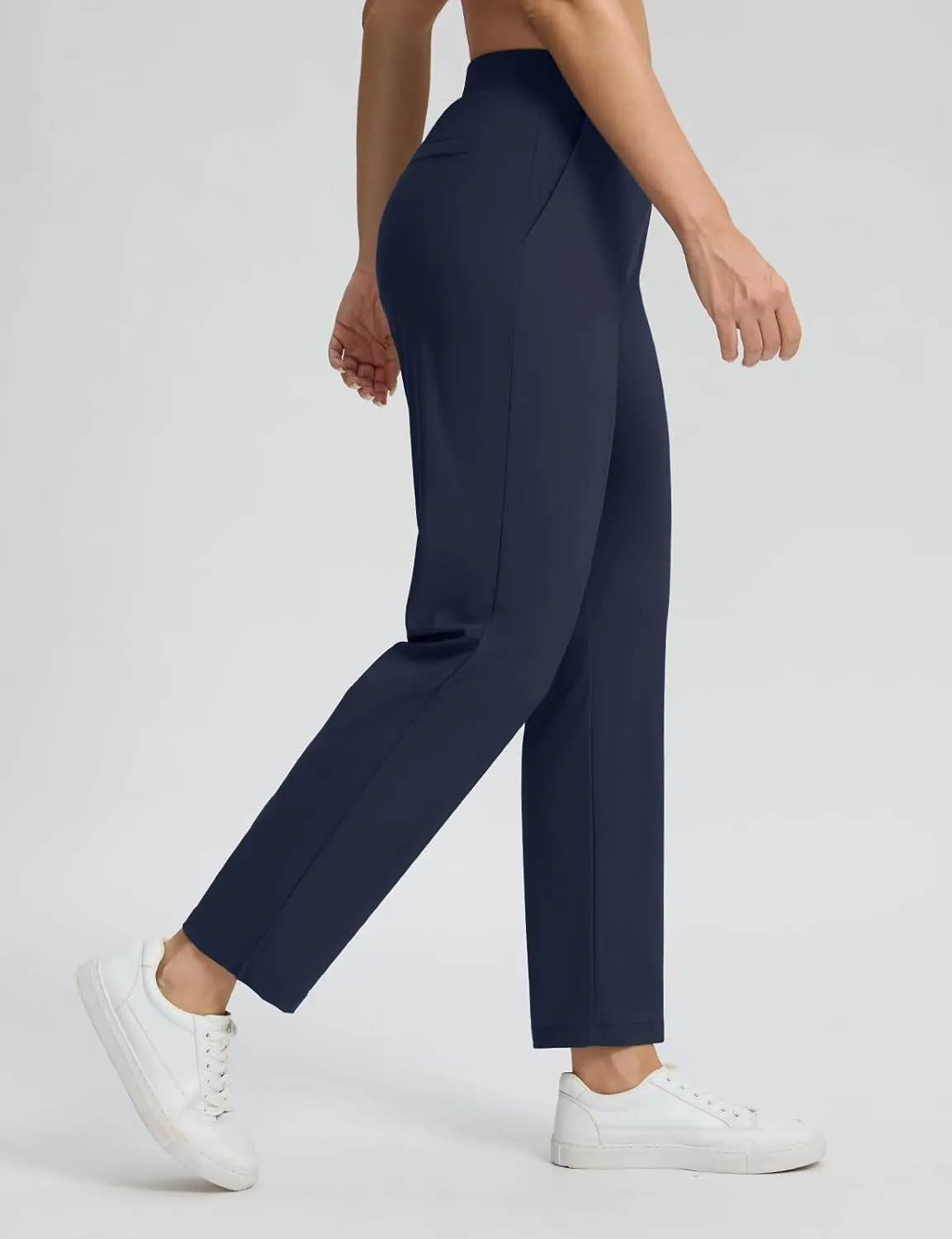 Seamaid Womens Golf Pants Lightweight Casual Travel Pants with Zipper Pockets Stretchy Work Business