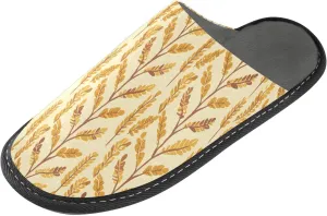 senya Golden Wheat Fuzzy Slippers Soft Home Bedroom Slippers for Women Men House Shoes