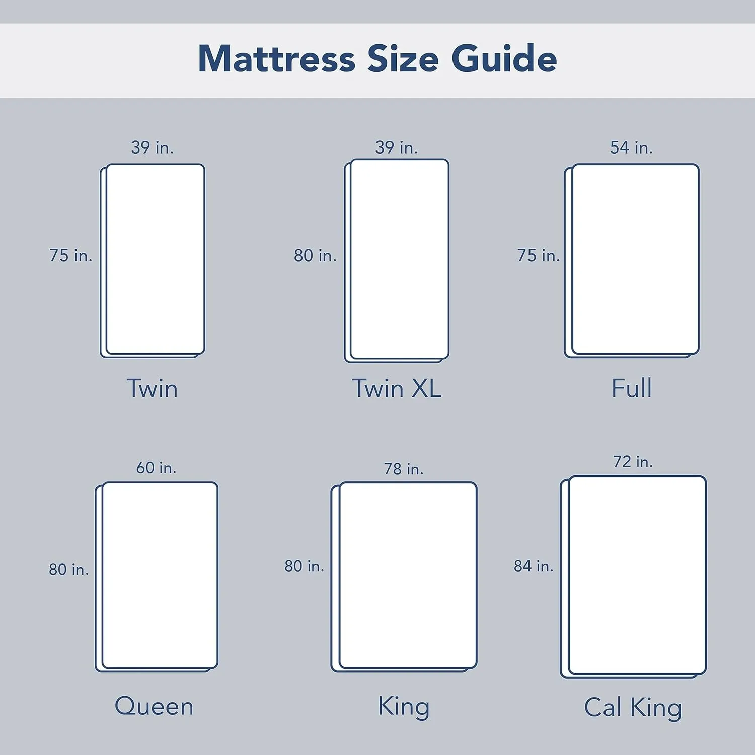 SERTA Down Illusion Soft Hypoallergenic 2 inch Pillowtop Simple Fit Mattress Topper, King, White