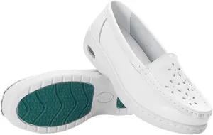 Shoes for Nurses Women On Lightweight White Slip Resistant Walking with Arch Support Healthcare Work Shoes