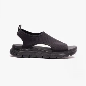 Skechers 119478/BBK 119478 FLEX APPEAL 4.0 - MOON LINES Womens Sandals Black