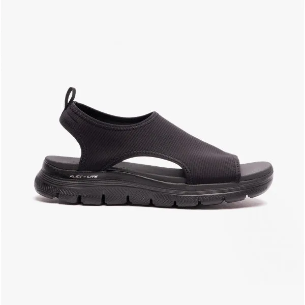 Skechers 119478/BBK 119478 FLEX APPEAL 4.0 - MOON LINES Womens Sandals Black