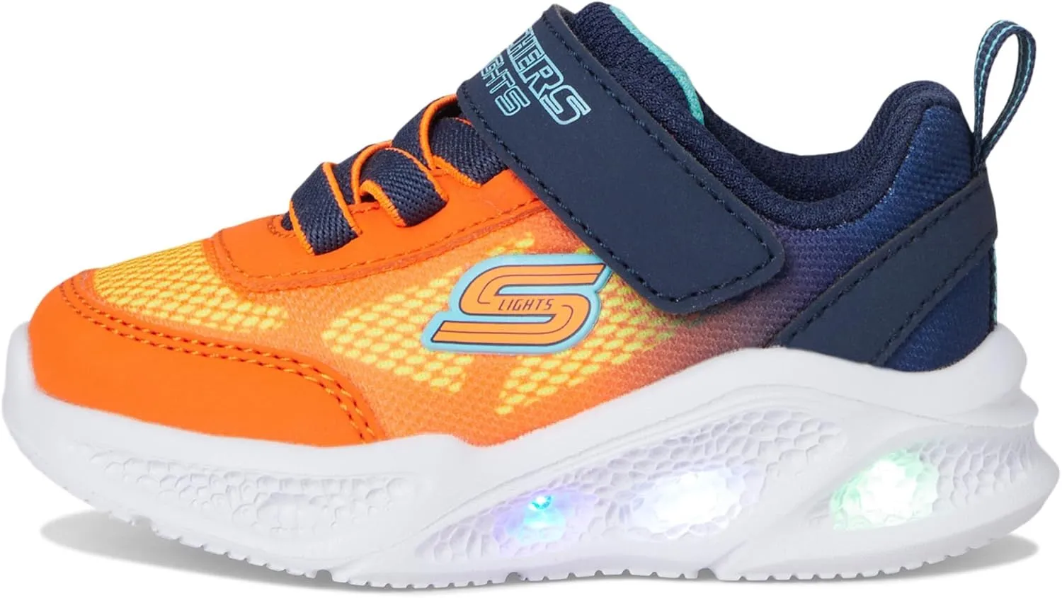 Skechers Kids' Meteor-Lights-Krendo Sneaker