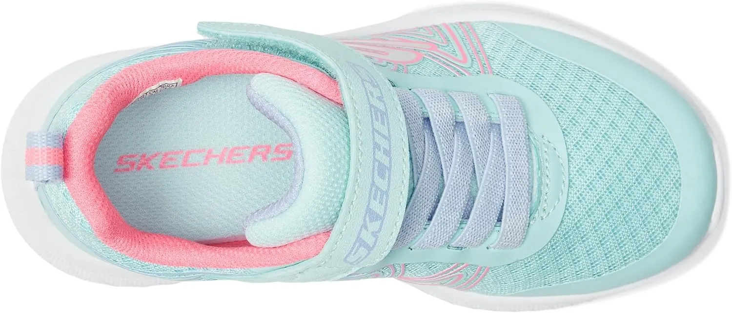 Skechers Unisex-child Microspec Plus - Swirl Sweet Sneaker