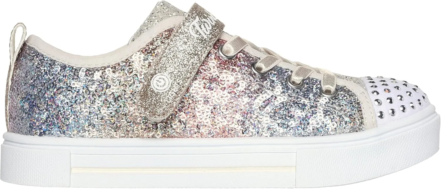 Skechers Unisex-Child Twinkle Sparks-Sequin Flash Sneaker