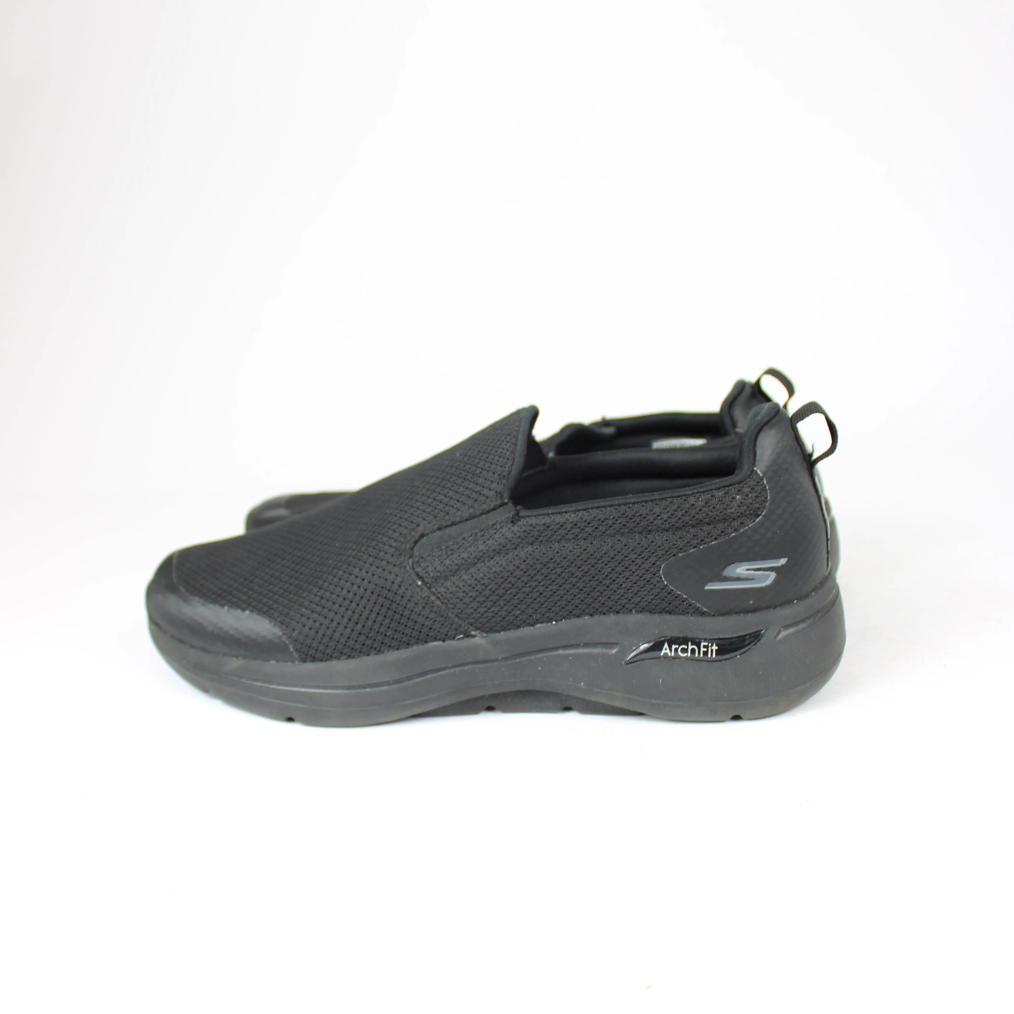 Sketchers Black Mesh Slip on Sneakers