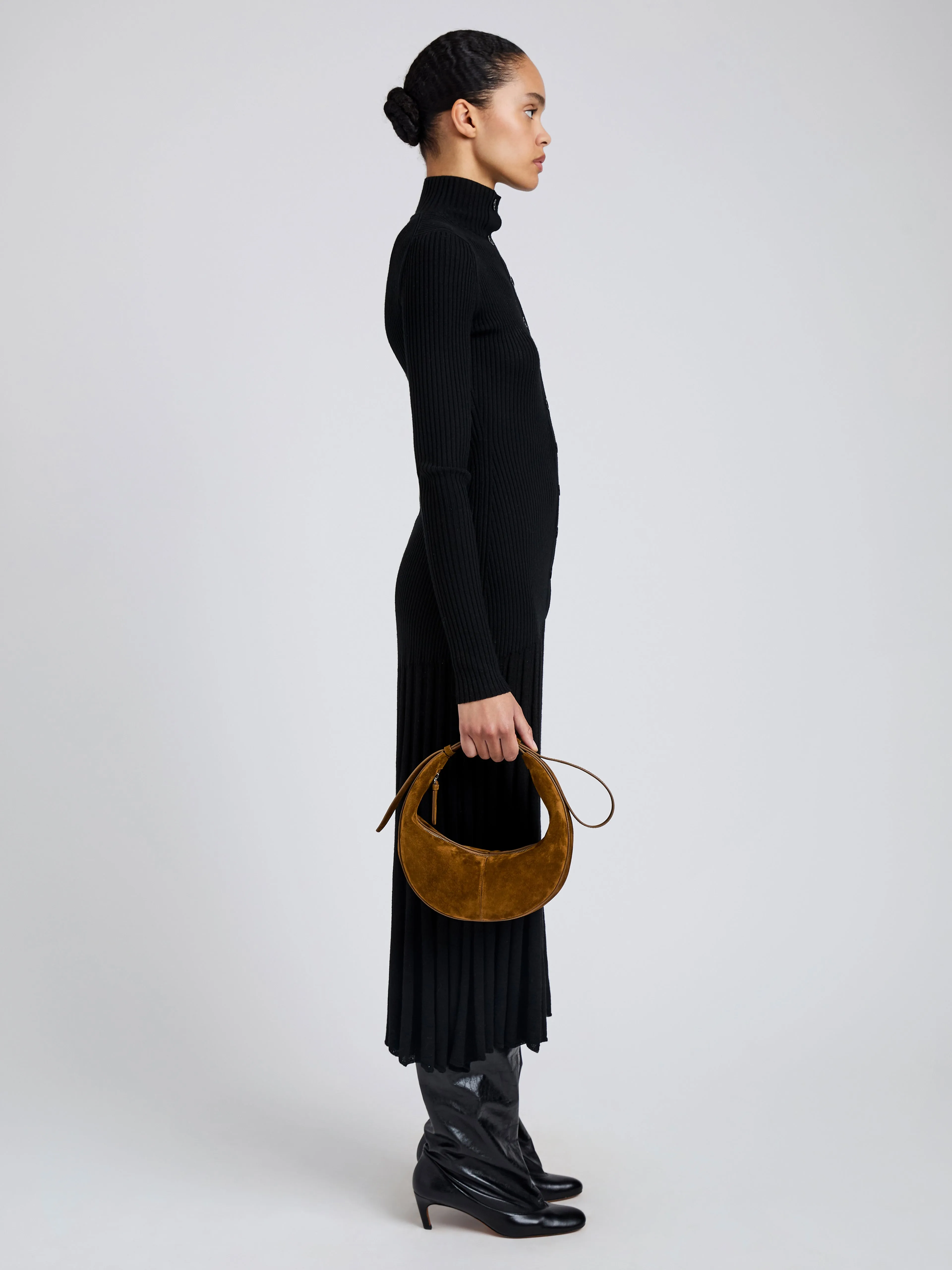 Slide Bag in Soft Suede
