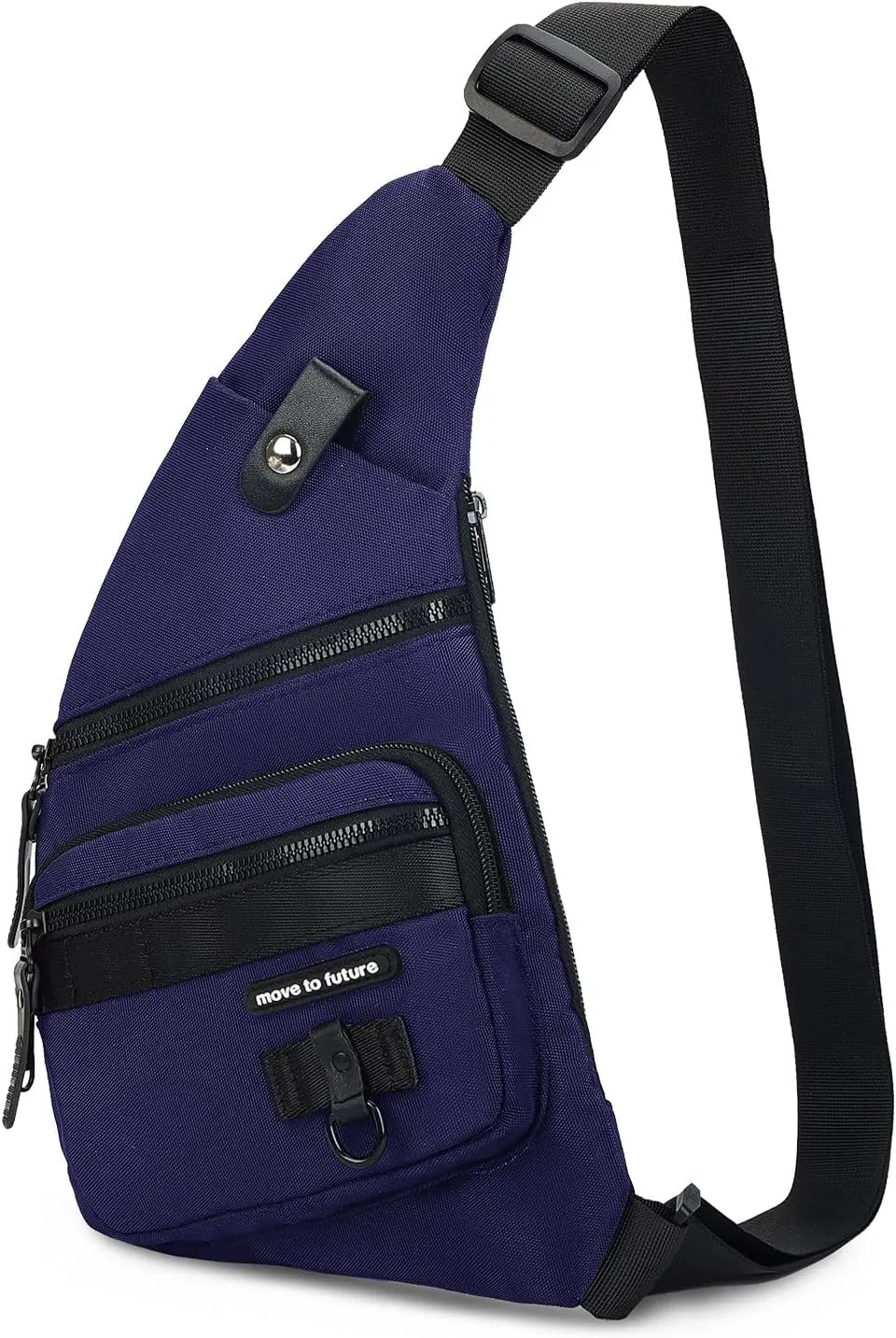 Sling Bag Anti-theft Crossbody Chest Shoulder Backpack Women Men, Lightweight Personal Pocket Bag for Hiking Travel