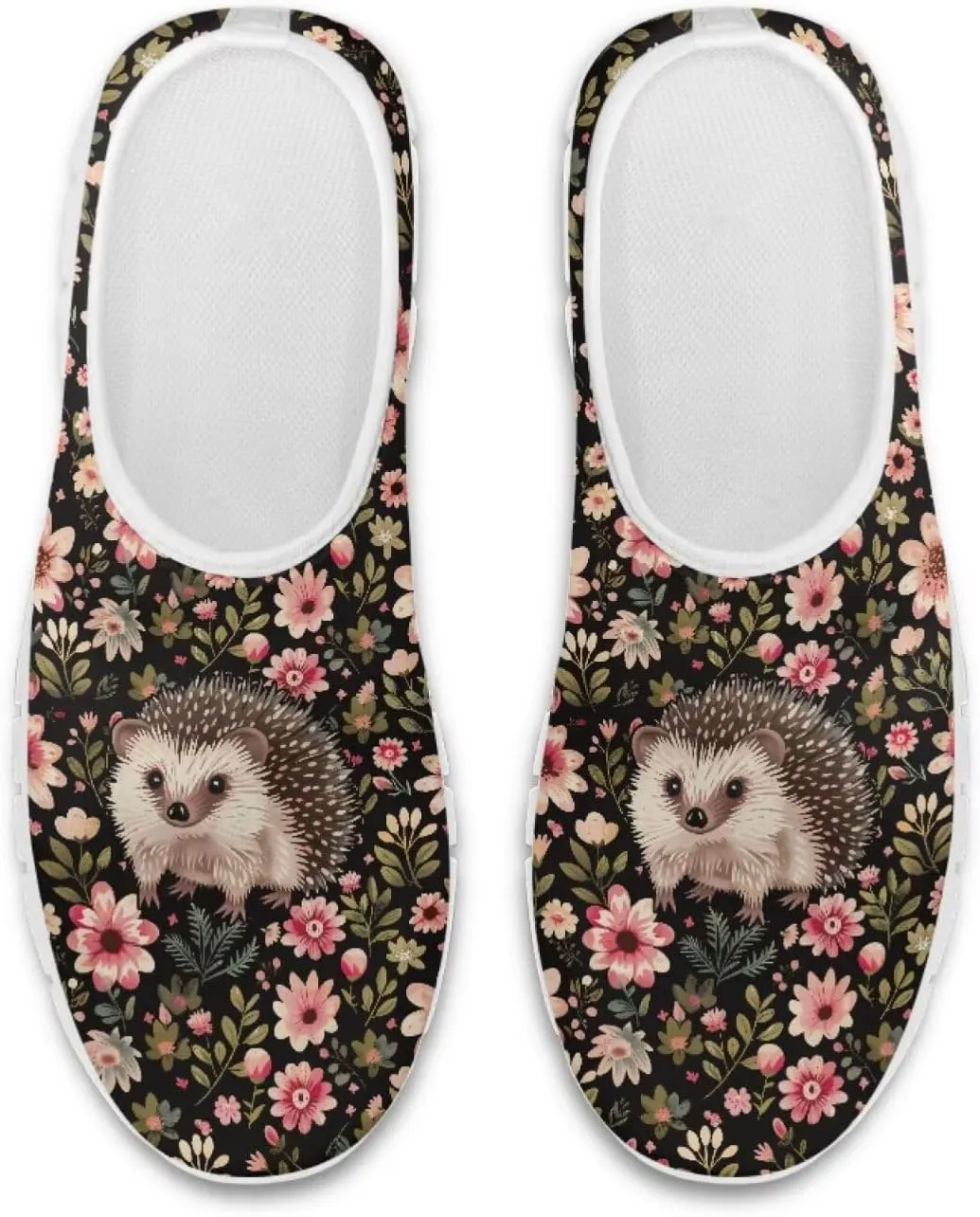 Slip in Loafers Women Slip On Shoes Cute Art Cat Elastic Upper Casual Mesh-Comfortable Tennis Workout Sneaker