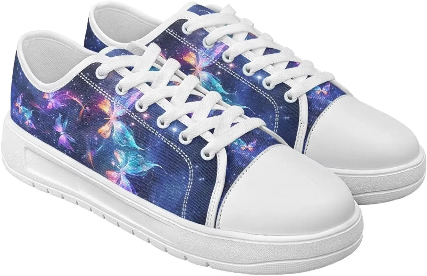 Slip on Sneakers Womens Wide Width Casual Breathable Polyester Running Sneakers Lightweight Low Top Soft Sole Walking Shoes