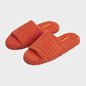 Slipper - Terry Slide - Orange