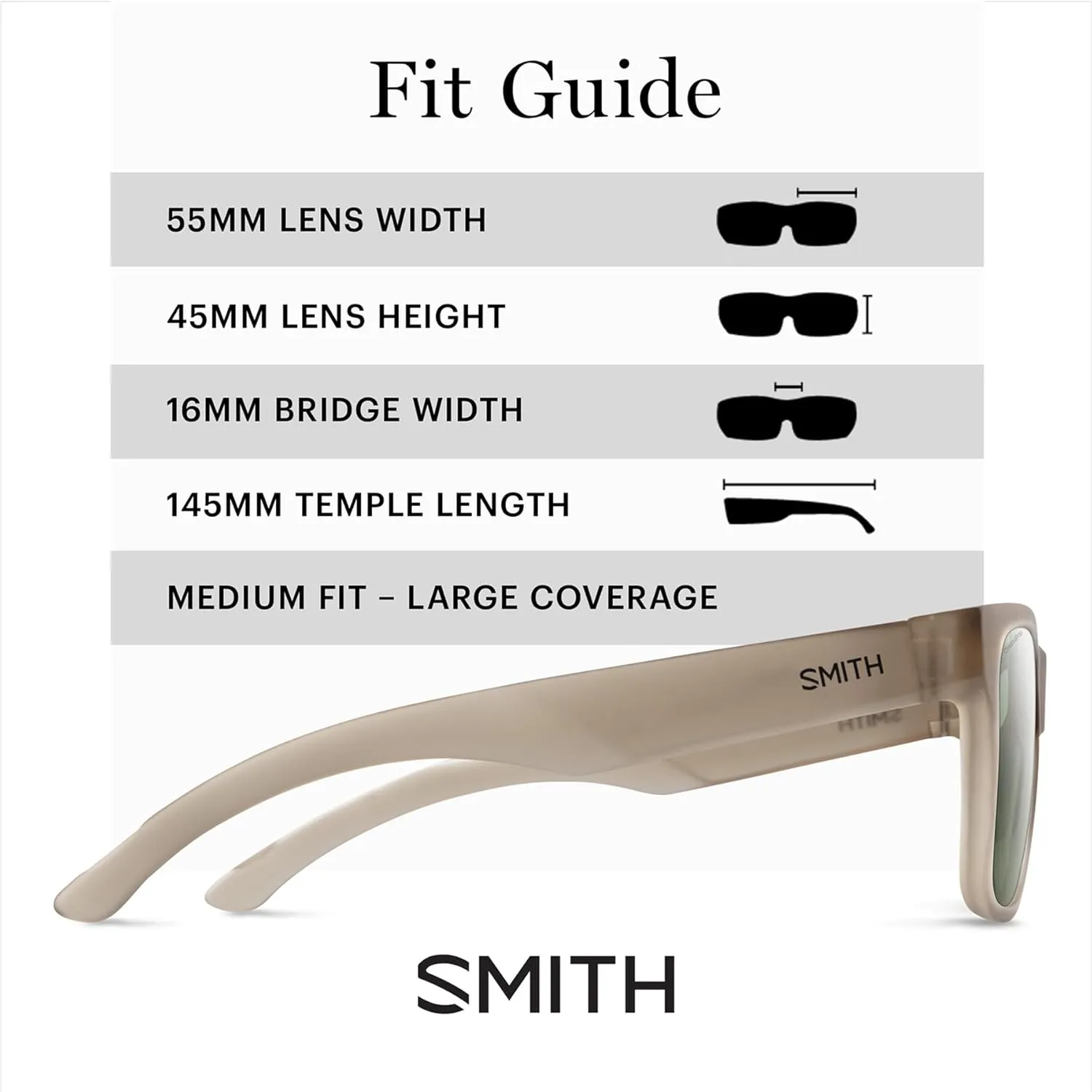 SMITH Lowdown 2 Sunglasses with Chromapop Lenses - Polarized Sunglasses - for Men & Women