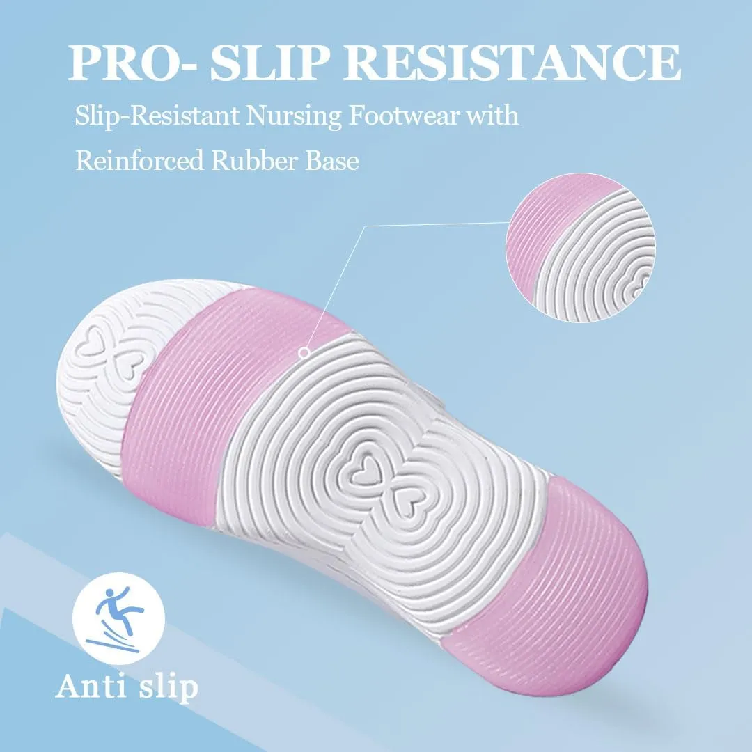 Snugeasy Women's Nursing Shoes Comfortable Nurse Shoes for Women Non-Slip Lightweight Suitable for Restaurants, and Healthcare Medical Work