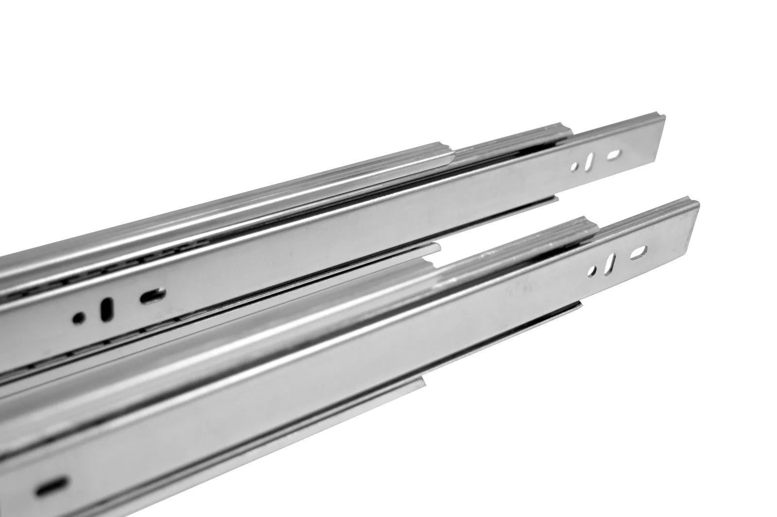 Soft-Close Regular-Close Drawer Slide 75 lb 100 lb Loading Capacity Ball Bearing Runners Full Extension - 10 Pair