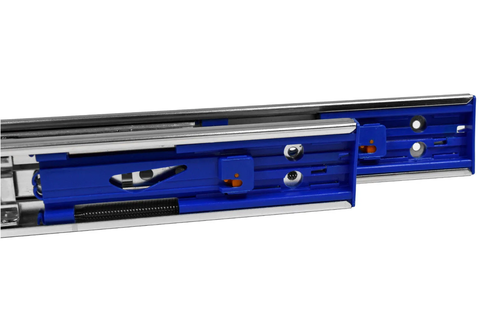 Soft-Close Regular-Close Drawer Slide 75 lb 100 lb Loading Capacity Ball Bearing Runners Full Extension - 10 Pair