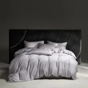 Soft Gray Elegance Bedding Set