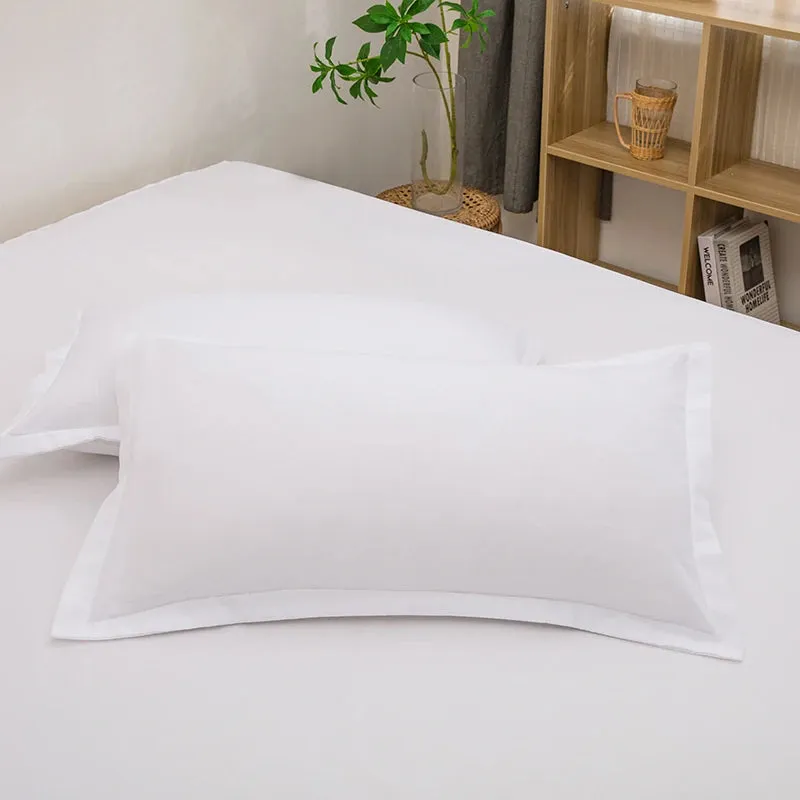 Soft Solid Color Flat Bed Sheet – Single, Double, Queen, or King Size