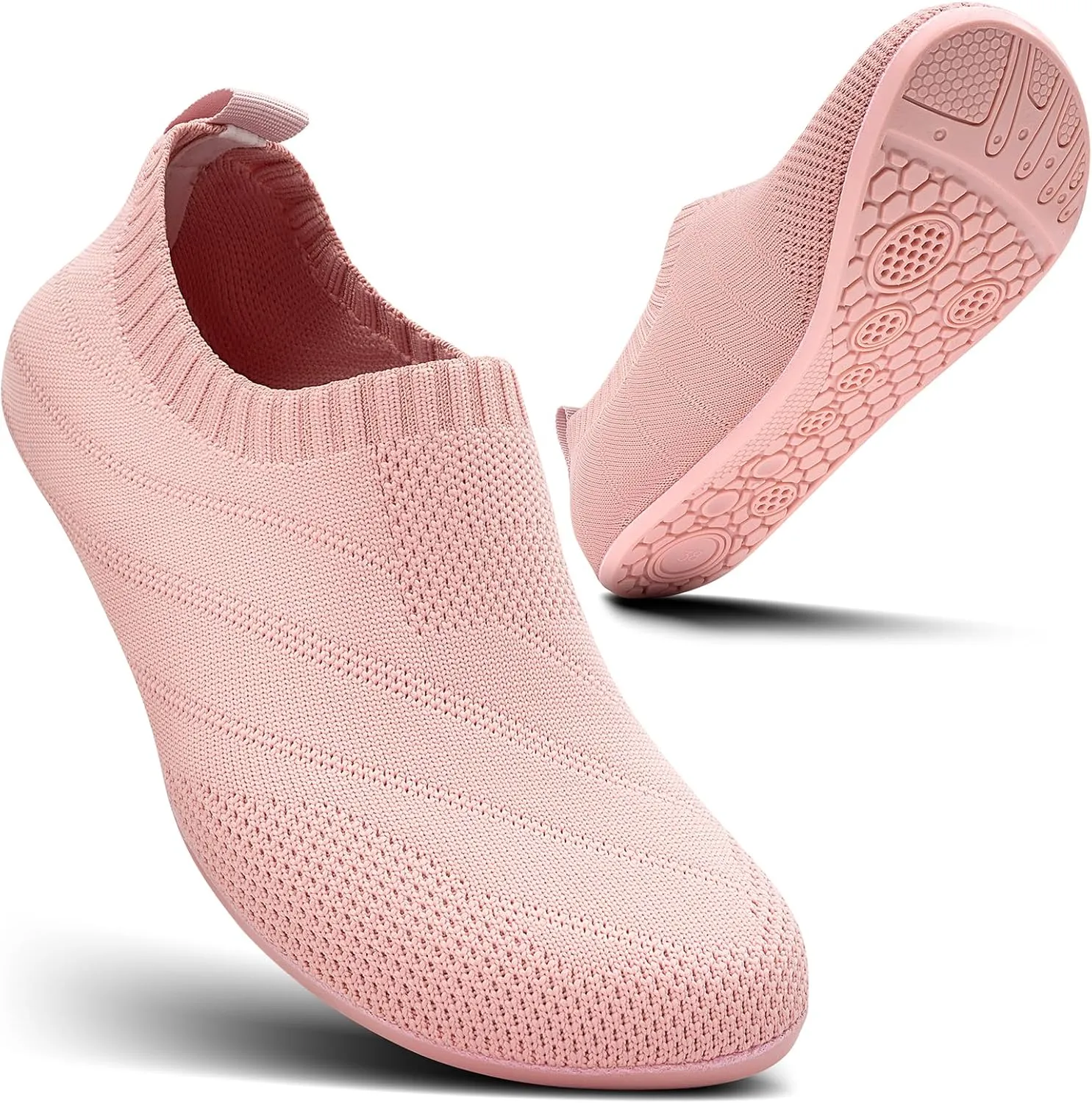 Sosenfer House Shoes for Men and Women Lightweight House Slippers Non-slip Colorful Barefoot Yoga Socks