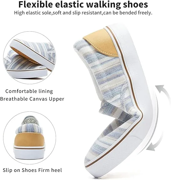 Spesoul Women's Slip on Canvas Shoes