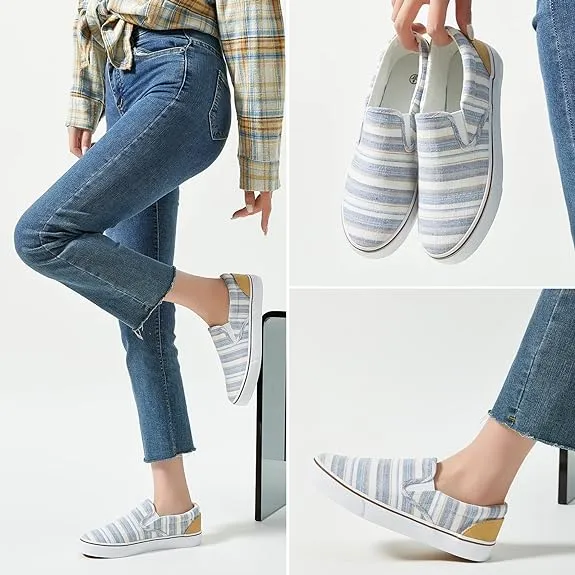 Spesoul Women's Slip on Canvas Shoes