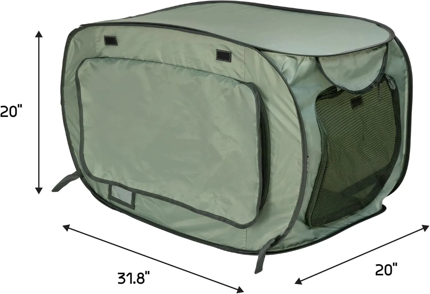 SportPet Designs Soft Sided Pop-Open Kennels, Green