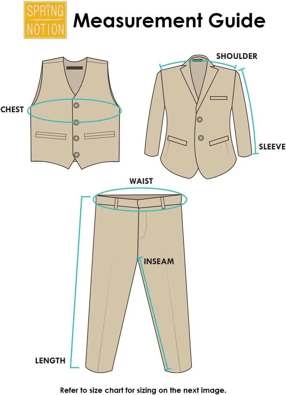 Spring Notion Baby Boys' Classic Fit Formal Dress Suit Set